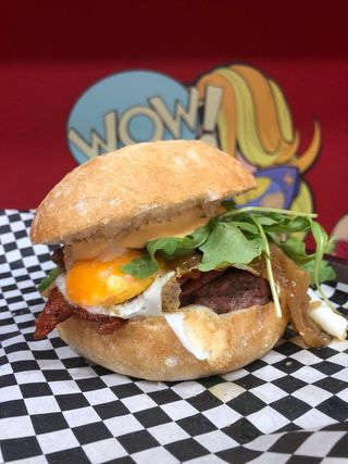 Hamburguesa con 1 ingrediente