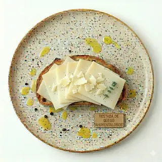 Tostada De Queso Ahuyentalobos
