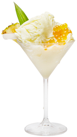 Piña Colada Snow Cocktail