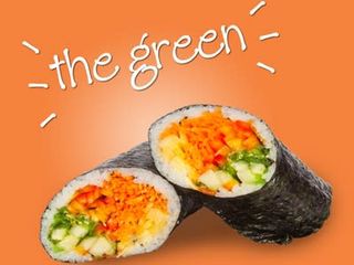 Sushi burrito the green