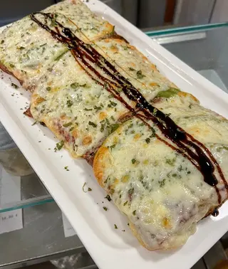 87.Jamón serrano, pimiento verde