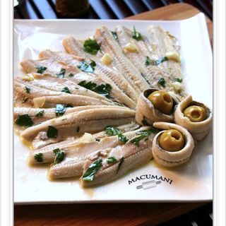 Tapa De Boquerones En Vinagre