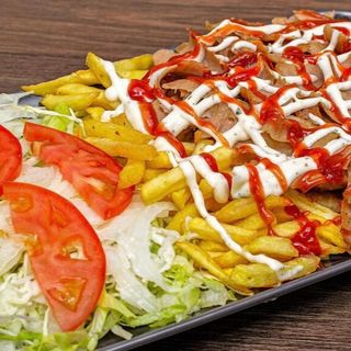 Fusión Plato Kebab.