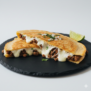 Quesadilla De Queso Mozzarella Y Carne a elección