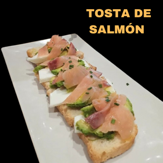 Tosta De Salmón Ahumado