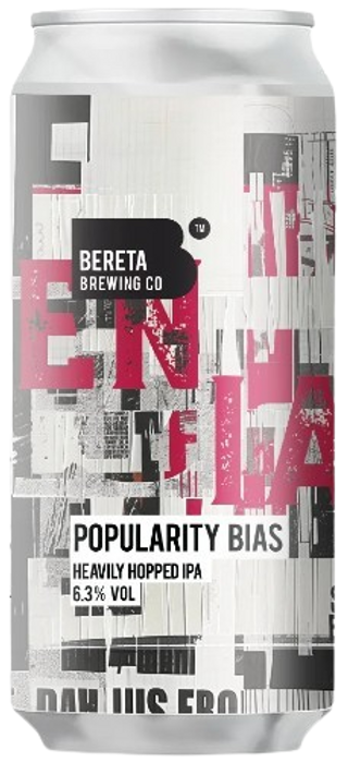 Popularity Bias Bereta Brewing Co Lata 44 cl.