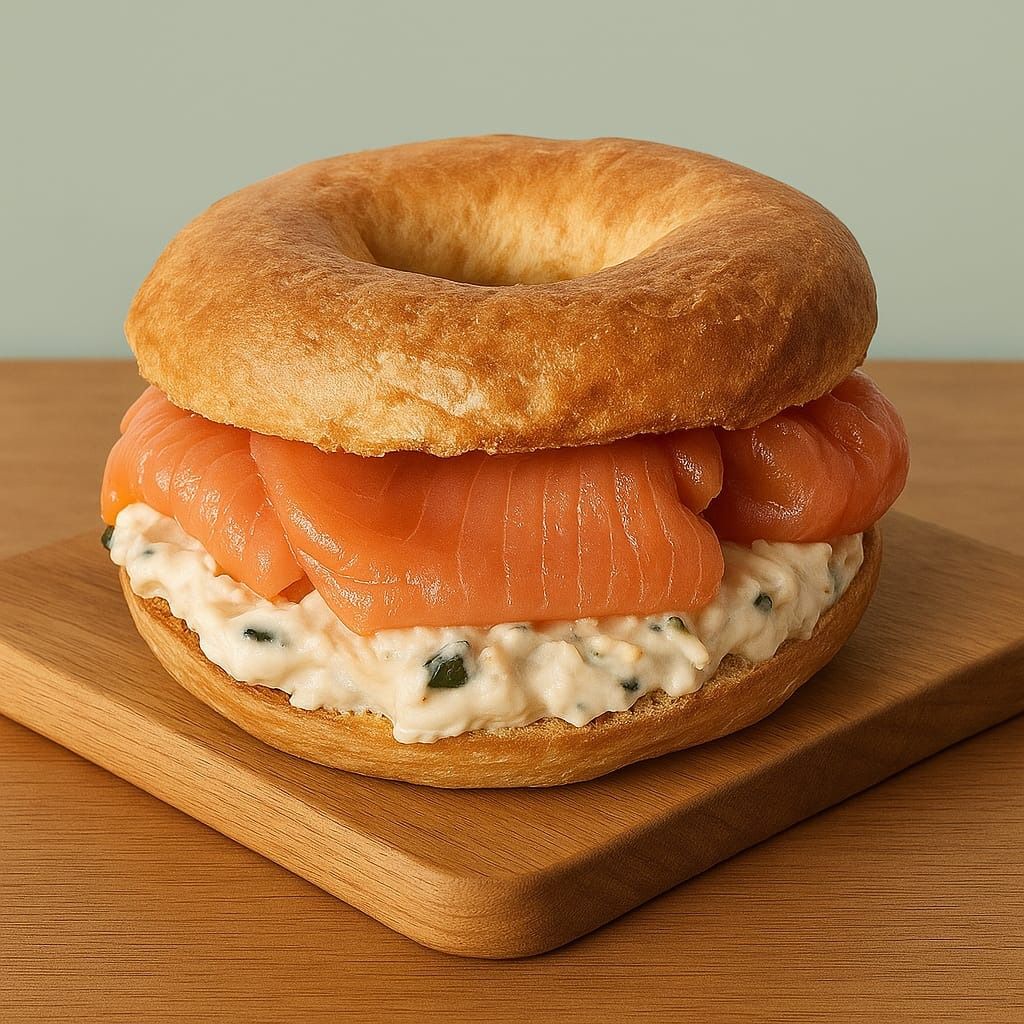 Bagel Salmón Picante