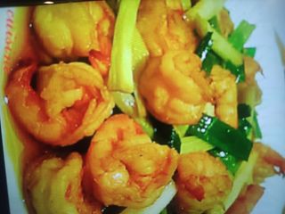 35.Gambas Con Jengibre Y Puerros