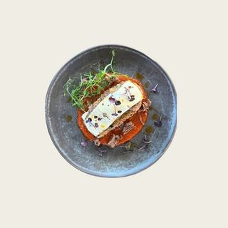 Хрустящий баклажан с томленным мясом