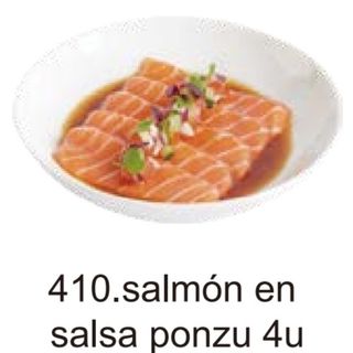 410.salmón en salsa ponzu 8p