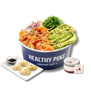 Menú Healthy Salmon Poke Mediano