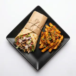 Shawarma + Chips Masala