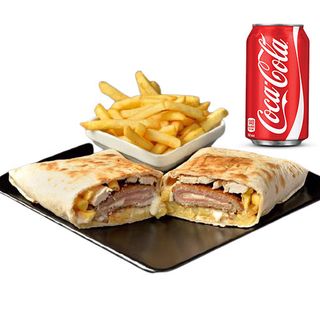 Tacos Mixte + Frites + Coca-Cola Original  33cl Canette