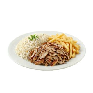 Plato De Pollo Solo Carne Gratinado Al Horno