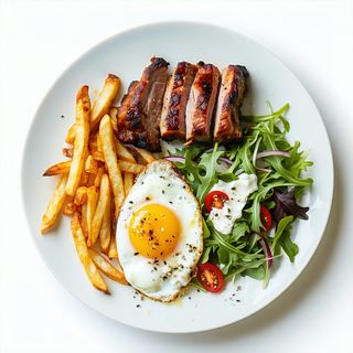 Plato Combinado De Cochinillo