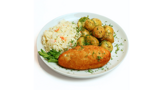 Devolaille z pieczonymi ziemniakami