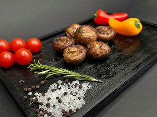 Печериці на мангалі (замовлення приймаються від 200грам) (100g)