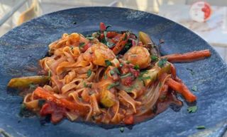 Tăieței chinezești cu creveți