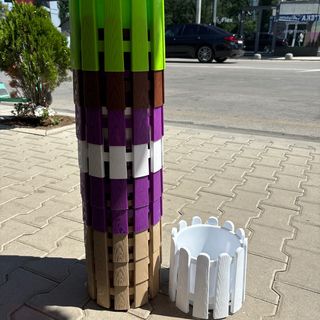 Самополивна саксия за цветя ф19