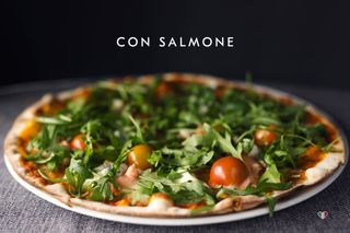Pizza Con Salmone