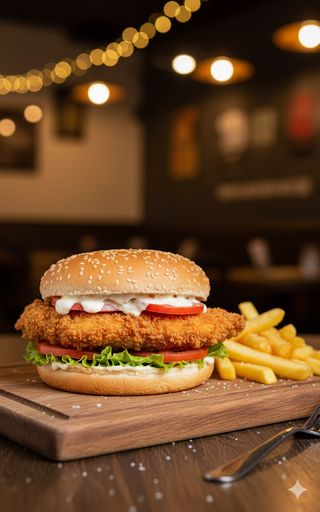 Hamburguesa De Pollo