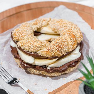 Korjik cu nuttela si banane