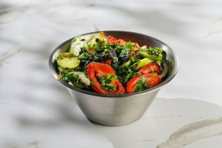 კიტრი პომიდვრის სალათი