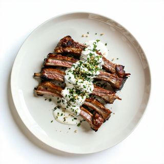 Scaricica de porc afumata la cuptor