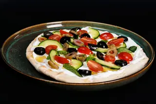 Manakeesh cu labneh si masline