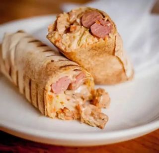 Chicken Shawarma Double Sausage