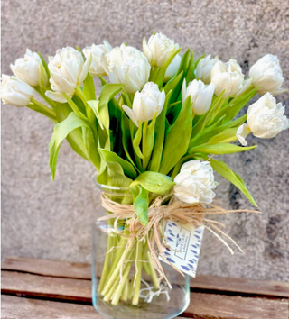 Ramo De Tulipanes Blancas