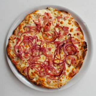 Pinsa carbonara (33cm.)