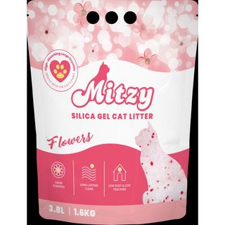 MITZY Flowers upijajući silikatni posip za mačke, s mirisom, 3,8L (KOD MTZ133940)