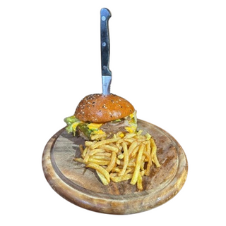 Бургер с дърпано свинско