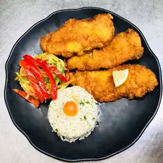 Plat Poulet Pané