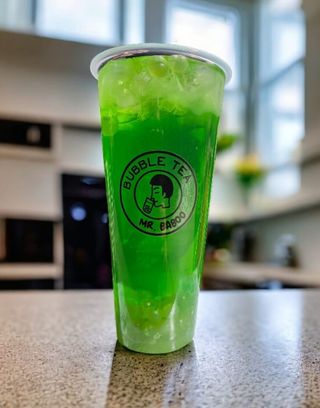Bubble tea con manzana verde (700 ml.)