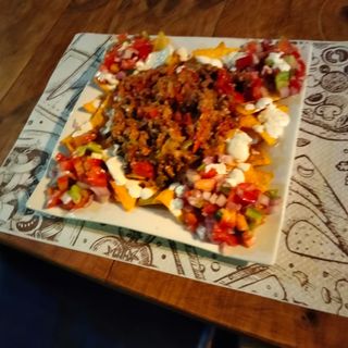 Tapa De Nachos Con Carne Picada