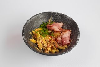 Ток покі сирні з беконом