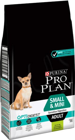 ProPlan Dry Food for Adult Dogs (Small & Mini Sensitive Digestion) 1kg (with Lamb)