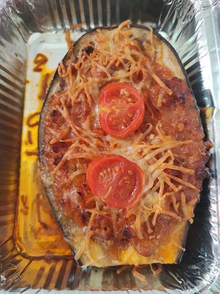 Berenjena Rellena de carne 