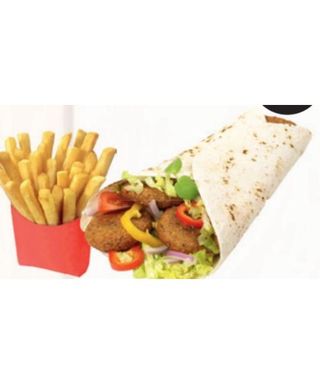 Menú 5 Durum Falafel + patatas + Bebida