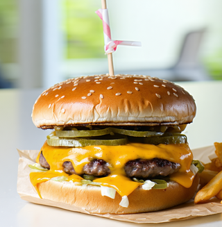 Double Clucker Burger