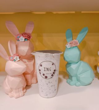 Yogurt con riso viola e sagù 酸奶紫米露