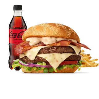 Double Frisco Pepper Jack 'n' Bacon w zestawie