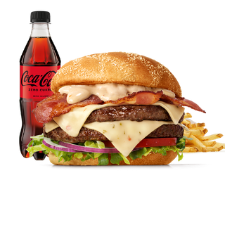 Double Frisco Pepper Jack 'n' Bacon w zestawie