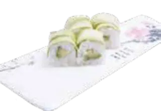 N.121 Fresh avocado senza alga nori e sesamo 4 pezzi