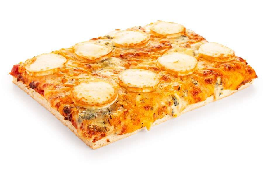 Bandeja de focaccia de 4 quesos 8 uds