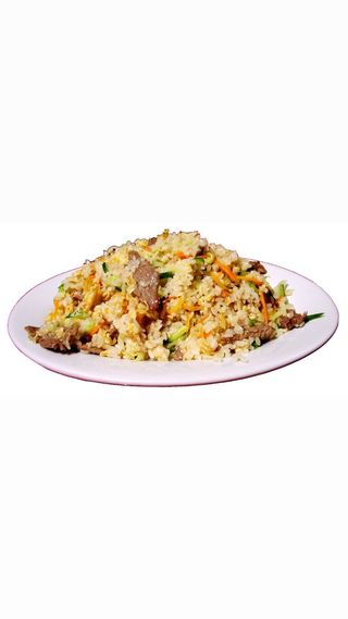 209. Ориз с телешко и зеленчуци 700г