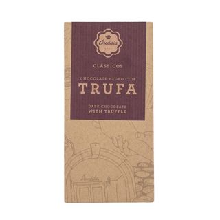 Tablete de Chocolate Negro c/ Trufa