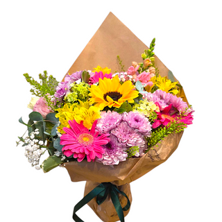 Bouquet di fiori con girasole